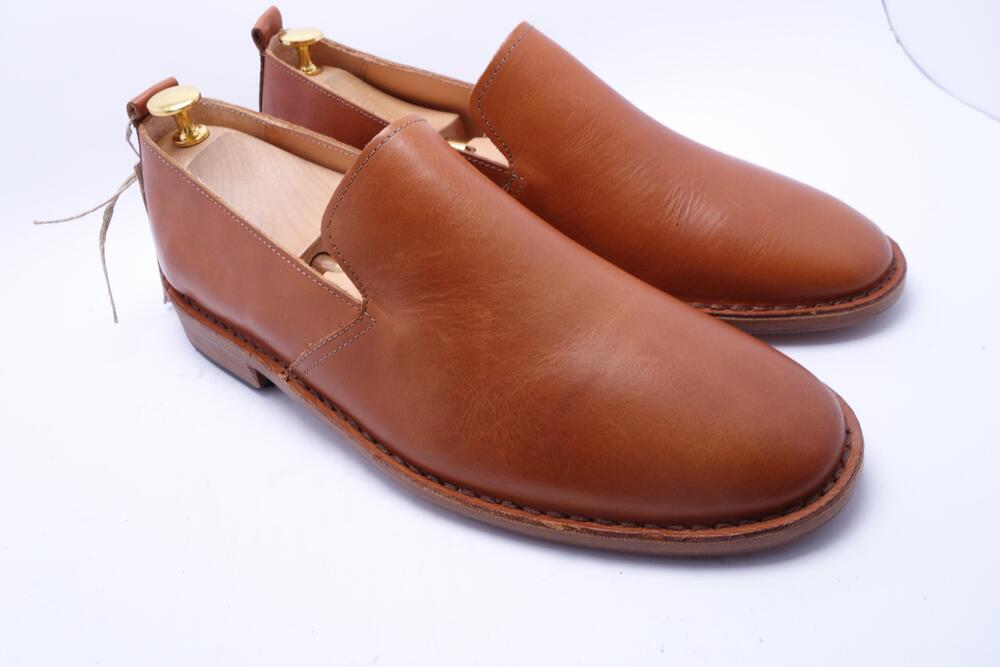 Astorflex Shoes Mens Size 11 Brown Leather Slip On Loafer Dress Made Italy